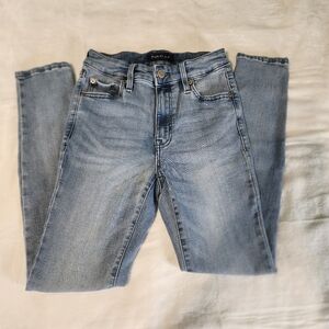 Aeropostale Jeggings High Rise Size 2 Short Light Wash Beach Casual